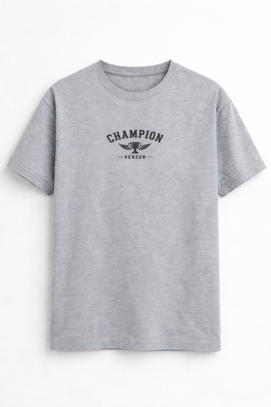 Venzor Champion Classic Crew — Clean Fit. Timeless Power.